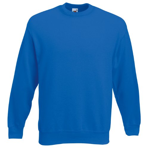 Fruit of the LoomHerren Sweatshirt Blau Königsblau von Fruit of the Loom