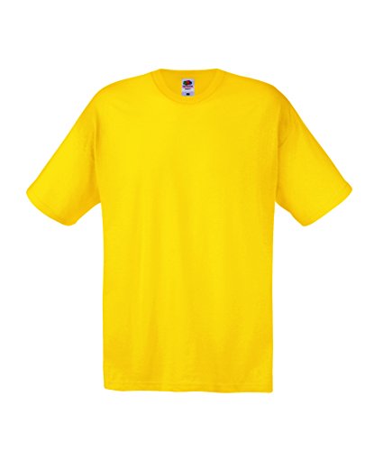 Fruit of The LoomHerren T-Shirt Gelb Sunflower von Fruit of the Loom