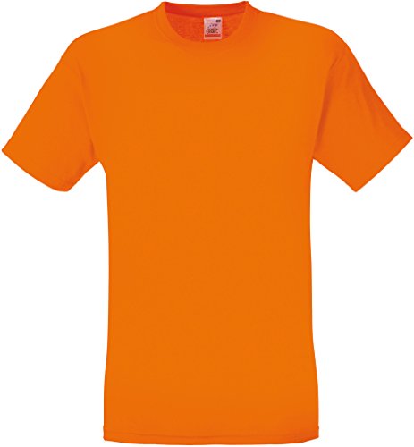 Fruit of the LoomHerren T-Shirt Orange Orange von Fruit of the Loom