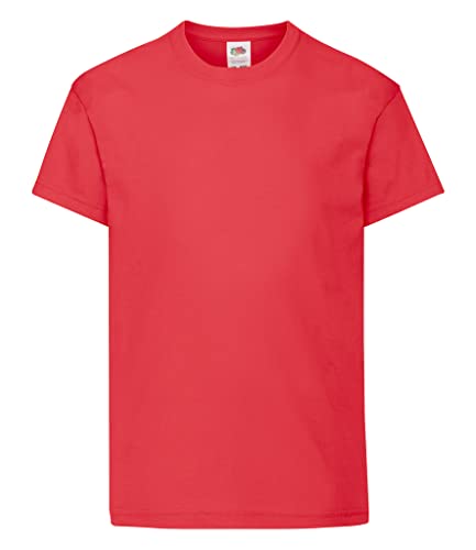 Fruit of the Loom Kinder-T-Shirt, Brustumfang, 140 cm Brustumfang von Fruit of the Loom
