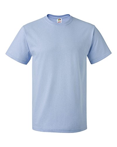 Fruit of the Loom Jungen T-Shirt, Pastellblau, 140 von Fruit of the Loom