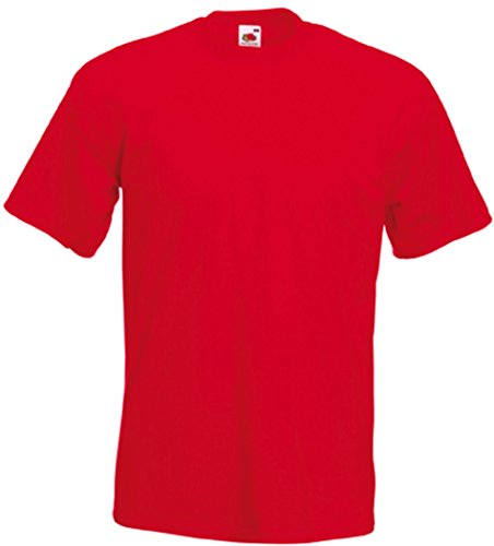 Fruite of the Loom Super Premium T-Shirt, Rot, Gr.XXL XXL,Rot Fruite of the Loom Super Premium T-Shirt, Rot, Gr.XXL XXL,Rot von Fruit of the Loom