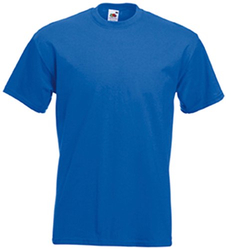 Fruite of the Loom Super Premium T-Shirt, Royal Blau, Gr.L L,Royal Blau von Fruit of the Loom