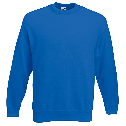 Fruit of the Loom, Drop-Shoulder Sweatshirt., blau, XL von Fruit of the Loom