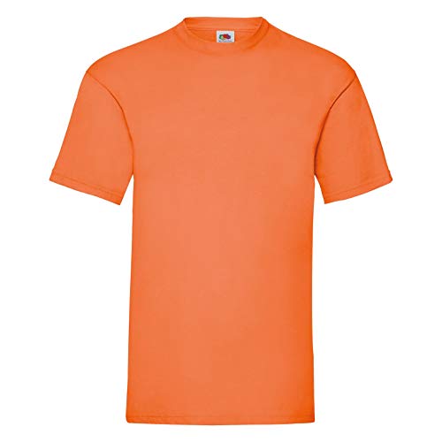 Fruit of the Loom Herren T-Shirt orange Arancione von Fruit of the Loom