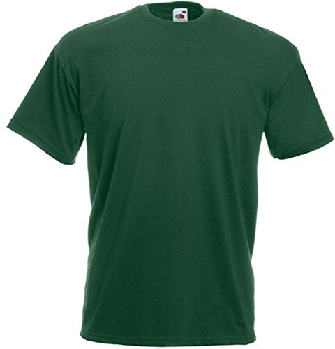Fruit of the Loom Herren T-Shirt grün Bottle Medium Fruit of the Loom Herren T-Shirt grün Bottle Medium von Fruit of the Loom
