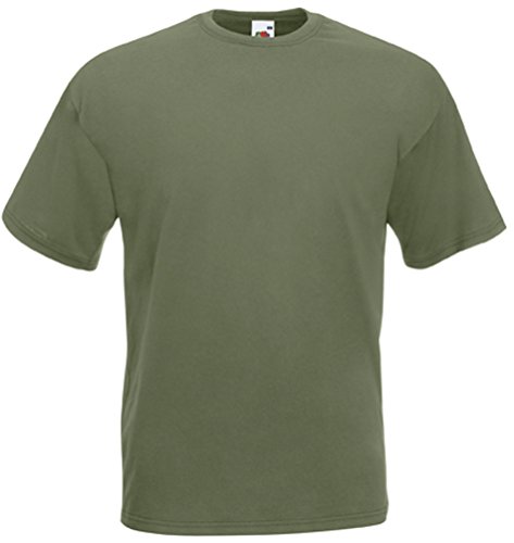 Fruit of the Loom Herren T-Shirt grün Classic Olive Medium von Fruit of the Loom