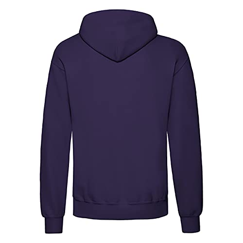 Herren Fruit Of The Loom Kapuzen-sweatjacket-Purple-Medium von Fruit of the Loom