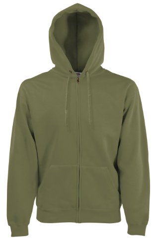 Herren Kapuzen Sweatjacke Sweatshirt Pullover Shirt Kapuzen Jacke Verschiedene Größe und Farben - Shirtarena Bündel von Fruit of the Loom