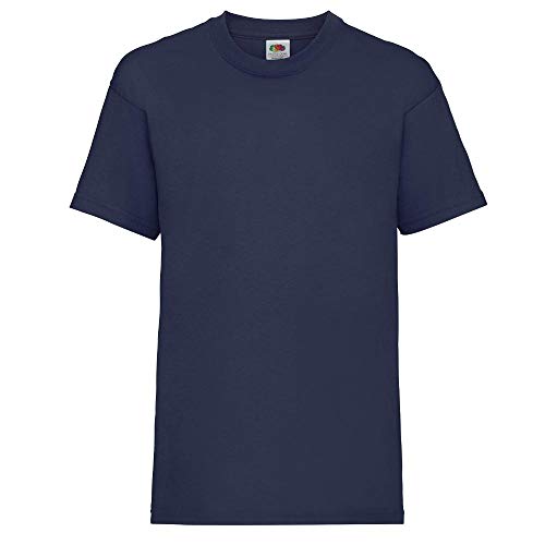 KINDER T-SHIRT FRUIT OF THE LOOM VALUE 128 140 152 164 128,Dunkelblau von Fruit of the Loom