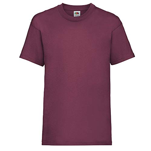 KINDER T-SHIRT FRUIT OF THE LOOM VALUE 128 140 152 164 140,Burgund KINDER T-SHIRT FRUIT OF THE LOOM VALUE 128 140 152 164 140,Burgund von Fruit of the Loom