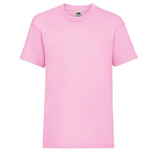 KINDER T-SHIRT FRUIT OF THE LOOM VALUE 128 140 152 164 140,Rosa von Fruit of the Loom