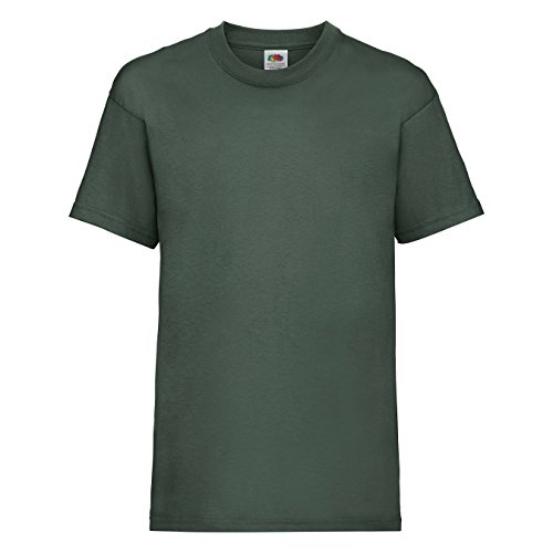 Kinder Fruit of the Loom Valueweight T Shirt-Kelly Green-140 EU von Fruit of the Loom