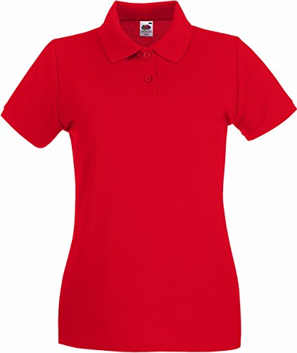 Fruit of the Loom Lady-Fit Premium Poloshirt 2017 M Red von Fruit of the Loom