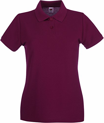 Fruit of the Loom Lady-Fit Premium Poloshirt 2017 XXL Burgundy von Fruit of the Loom