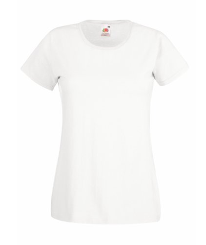 Fruit of The Loom Lady-Fit Valueweight T-Shirt Farben 2016 Weiß XL von Fruit of the Loom