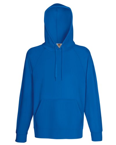 Lightweight Hooded Sweat - Farbe: Royal Blue - Größe: M von Fruit of the Loom