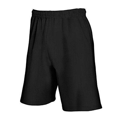 Lightweight Shorts, Größe:L;Farbe:Black L,Black von Fruit of the Loom