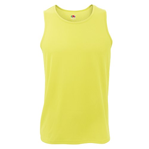 Performance Vest - Farbe: Bright Yellow - Größe: XL von Fruit of the Loom