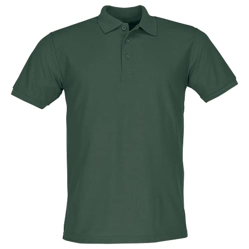 Polo-Shirt * 65/35 Polo * Fruit of the Loom * S * Flaschengrün Grün,S von Fruit of the Loom