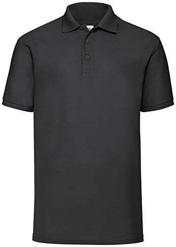Polo-Shirt * 65/35 Polo * Fruit of the Loom * S * Schwarz Schwarz,S von Fruit of the Loom