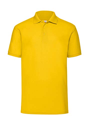 Fruit of the Loom Polo-Shirt * 65/35 Polo XXL * Sonnenblumengelb sonnenblumengelb,XXL von Fruit of the Loom