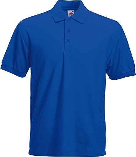 Polo-Shirt * Heavy 65/35 Polo * Fruit of the Loom Royal,XL von Fruit of the Loom