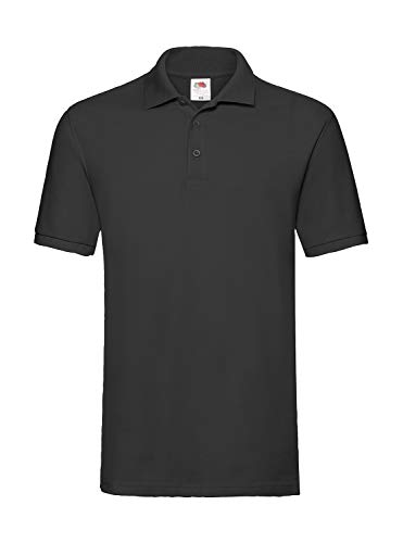 Fruit of the Loom Premium Polo S M L XL XXL 3XL auch Farbsets Schwarz XXL von Fruit of the Loom