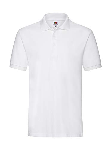 Fruit of the Loom Premium Polo S M L XL XXL 3XL auch Farbsets Weiss XXL von Fruit of the Loom