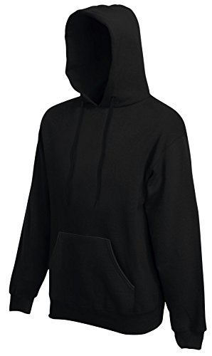 SS824 Fruit Of The Loom Premium 70/30 hooded sweatshirt Black L von Fruit of the Loom