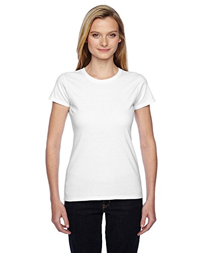 SSFJR FL SFJR 4.7 OZ SFTSPN JR CREW WHITE L von Fruit of the Loom