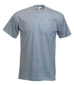T-Shirt * Super Premium T * Fruit of the Loom * XXXL * Graumeliert Grau,XXXL von Fruit of the Loom