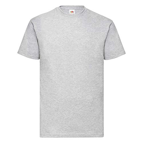 Fruit of the Loom Herren T-Shirt grau Heather XXXX-Large von Fruit of the Loom