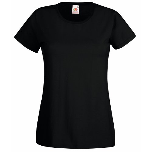 Valueweight T Lady-Fit - Farbe: Black - Größe: XXL von Fruit of the Loom