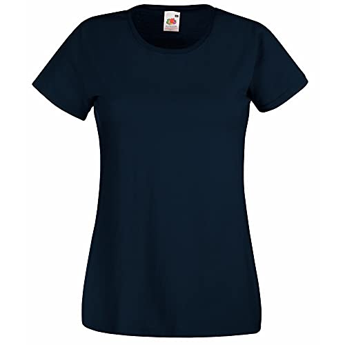 Valueweight T Lady-Fit - Farbe: Deep Navy - Größe: M von Fruit of the Loom