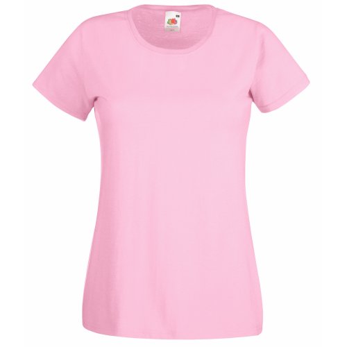 Valueweight T Lady-Fit - Farbe: Light Pink - Größe: XL von Fruit of the Loom