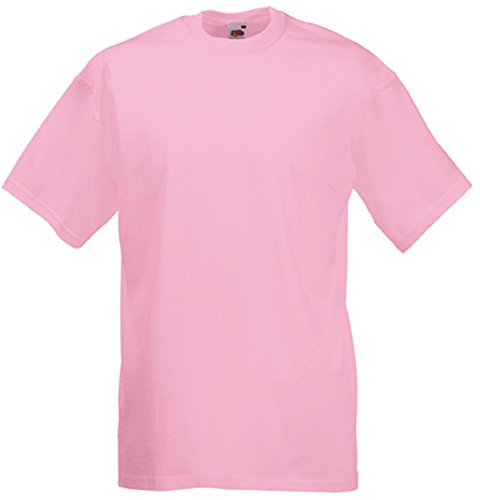 Valueweight T-Shirt von Fruit of the Loom S M L XL XXL XXXL verschiedene Farben L,Rose von Fruit of the Loom