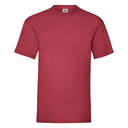 Fruit of the Loom Valueweight T-Shirt Dunkelrot XL von Fruit of the Loom