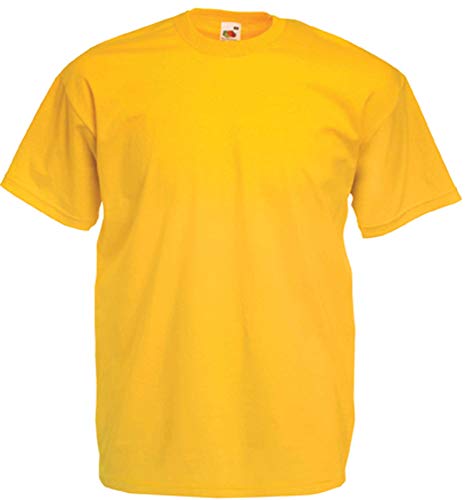 Fruit of the Loom Valueweight T-Shirt Diverse Farbsets Sonnenblumengelb XXL von Fruit of the Loom