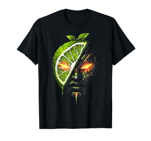 Pomelo Fruit Lover Männer Gesicht Grafik Illustration Kunst T-Shirt von FruitTastiX