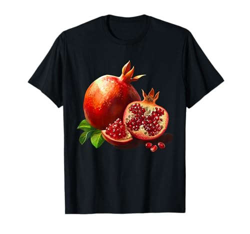 Coole rote Frucht für Granatapfel Jungen und Mädchen T-Shirt Coole rote Frucht für Granatapfel Jungen und Mädchen T-Shirt von Fruity pomegranate