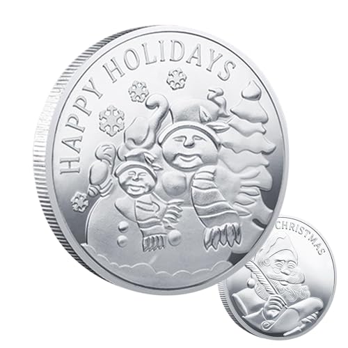 Christmas Commemorative Coin and Holiday Coin - Collectible Souvenir Perfect for Christmas Stocking Stuffers Unique Souvenir for Stocking Stuffers and Festive Gifting von Fruusv