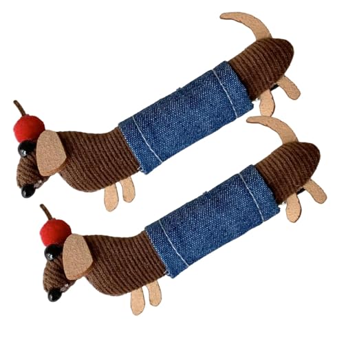Cute Dachshund Dog Claw Hair Clip Set of 2 - Fun 10cm Hair Styling Clips for Women and Teens, Ideal Side Bangs Clip with Adorable Dachshund Design - Unique Hair Accessories for Girls and Pet Lovers" von Fruusv