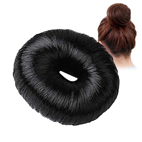 Fruusv Haar Donut Perücke,Donut Bun Perücke, Donuts Bun Ring Styler Maker, Leichte schnelle Frisur-Haar-Donut-Former-Haar-Donut-Dutt-Perücke für Mädchen von Fruusv
