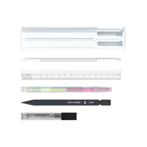 Fruusv Pen Organizer Case, Sturdy Pencil Pouch Box, Multifunctional Pencil Pouch, Hexagon Pencil Pouch, Convenient Pencil Bag, Sturdy Pencil Case for School, Pencil Organizer for Home and Office von Fruusv