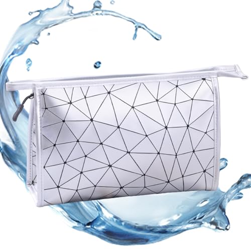 Make-up-Aufbewahrungstasche, Kosmetik-Organizer-Tasche, Reise-Make-up-Tasche, Make-up-Pinselhalter, Make-up-Tragetasche, tragbare Kosmetiktasche, Make-up-Tasche mit Fächern, stilvolle von Fruusv