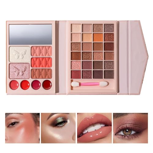 Makeup Palettes, Waterproof Matte Glitter Makeup Palette, Colorful Eye Makeup Palette, Smooth Face Makeup Tools, Glitter Makeup Palette For Eyes, Matte Eyeshadow Palette, Long-Lasting Makeup Palette, von Fruusv
