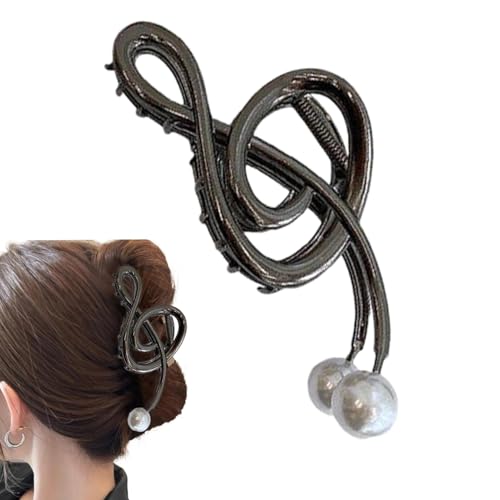 Musical Note Claw Clip, Metal Hair Clips in Musical Note Shape for Women, Non-Slip Strong Hairpins, Fancy Metal Hairpins for Girls, Perfect for Music Lovers and Stylish Hairdos Metal Hair Claw Clip von Fruusv