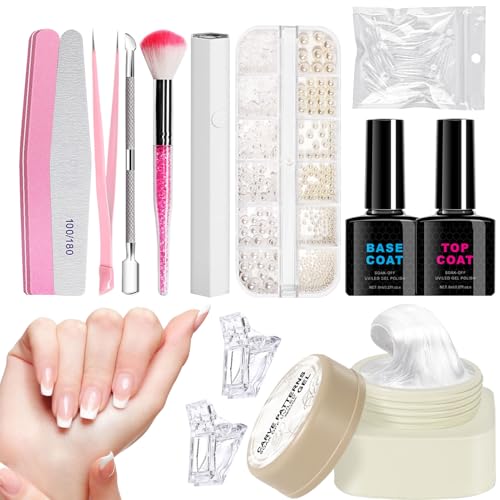 Nail Decorating Kit, Nail Decor 3Ds Sculpting Gel, Manicure Carving Patterns Long-Lasting Set Salon Home Use, Professional Art Supplies for Women and Beauty Enthusiasts von Fruusv