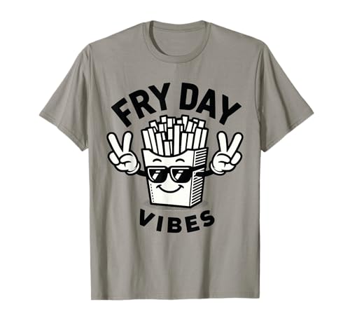 Fry Day Vibes Lustige Pommes Frites für Kinder, Damen und Herren T-Shirt Fry Day Vibes Lustige Pommes Frites für Kinder, Damen und Herren T-Shirt von Fry Day Vibes Funny French Fries Kid